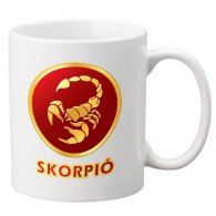 skorpió horoszkópos bögre