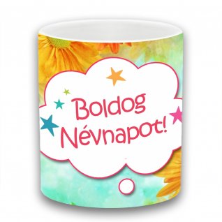 boldog névnapot bögre