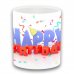 Happy Birthday party bögre