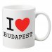 i love Budapest bögre